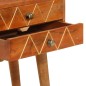 vidaXL Mesita de noche de madera maciza de mango 43x30x58 cm vidaXL Mesita de noche de madera maciza de mango 43x30x58 cm