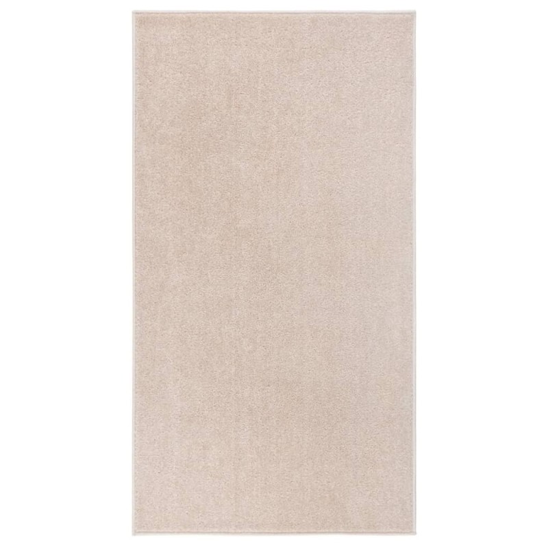 vidaXL Alfombra de pelo corto beige oscuro 80x150 cm vidaXL Alfombra de pelo corto beige oscuro 80x150 cm