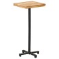 vidaXL Mesa alta de bar cuadrada madera de mango rugosa 50x50x110 cm vidaXL Mesa alta de bar cuadrada madera de mango rugosa 50x50x110 cm