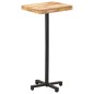 vidaXL Mesa alta de bar cuadrada madera de mango rugosa 50x50x110 cm vidaXL Mesa alta de bar cuadrada madera de mango rugosa 50x50x110 cm