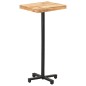 vidaXL Mesa alta de bar cuadrada madera de mango rugosa 50x50x110 cm vidaXL Mesa alta de bar cuadrada madera de mango rugosa 50x50x110 cm