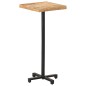 vidaXL Mesa alta de bar cuadrada madera de mango rugosa 50x50x110 cm vidaXL Mesa alta de bar cuadrada madera de mango rugosa 50x50x110 cm