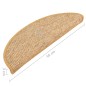 vidaXL Alfombrilla autoadhesiva escalera 15 uds naranja 56x17x3 cm vidaXL Alfombrilla autoadhesiva escalera 15 uds naranja 56x17x3 cm