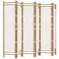vidaXL Biombo plegable de 6 paneles bambú y lona 240 cm vidaXL Biombo plegable de 6 paneles bambú y lona 240 cm