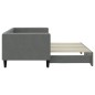 vidaXL Sofá cama nido tela gris oscuro 80x200 cm vidaXL Sofá cama nido tela gris oscuro 80x200 cm