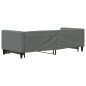 vidaXL Sofá cama nido tela gris oscuro 80x200 cm vidaXL Sofá cama nido tela gris oscuro 80x200 cm