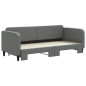 vidaXL Sofá cama nido tela gris oscuro 80x200 cm