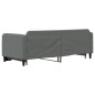 vidaXL Sofá cama nido tela gris oscuro 80x200 cm