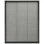 vidaXL Mosquitera plisada para ventanas aluminio antracita 80x100cm vidaXL Mosquitera plisada para ventanas aluminio antracita 80x100cm