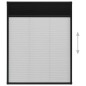 vidaXL Mosquitera plisada para ventanas aluminio antracita 80x100cm vidaXL Mosquitera plisada para ventanas aluminio antracita 80x100cm