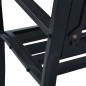 vidaXL Banco de jardín acero negro 120 cm vidaXL Banco de jardín acero negro 120 cm