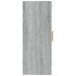 vidaXL Armario de pared colgante gris Sonoma 69,5x34x90 cm vidaXL Armario de pared colgante gris Sonoma 69,5x34x90 cm