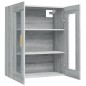 vidaXL Armario de pared colgante gris Sonoma 69,5x34x90 cm vidaXL Armario de pared colgante gris Sonoma 69,5x34x90 cm