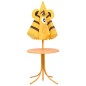 vidaXL Mesa y sillas de jardín infantil 3 pzas con sombrilla amarillo vidaXL Mesa y sillas de jardín infantil 3 pzas con sombrilla amarillo