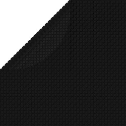 vidaXL Cubierta de piscina PE negra 210 cm