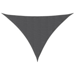vidaXL Toldo de vela triangular tela Oxford gris antracita 3x4x5 m