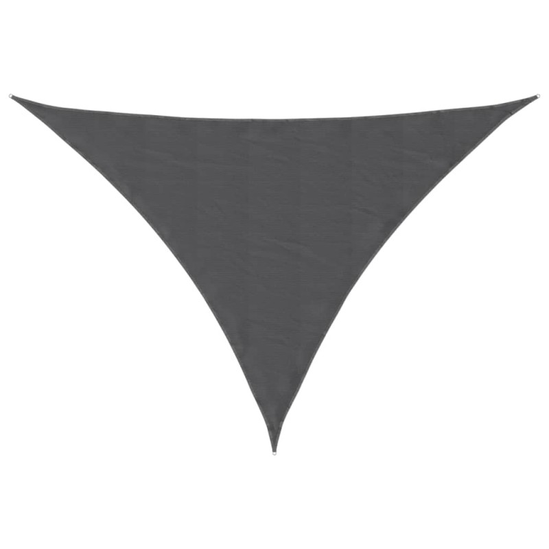 vidaXL Toldo de vela triangular tela Oxford gris antracita 3x4x5 m vidaXL Toldo de vela triangular tela Oxford gris antracita 3x4x5 m
