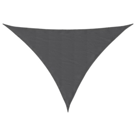 vidaXL Toldo de vela triangular tela Oxford gris antracita 3x4x5 m