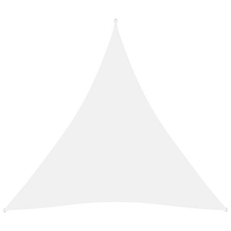 vidaXL Toldo de vela triangular tela Oxford blanco 6x6x6 m vidaXL Toldo de vela triangular tela Oxford blanco 6x6x6 m