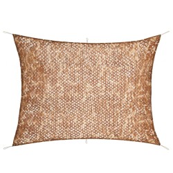 vidaXL Red de camuflaje con bolsa de almacenamiento beige 2x4 m