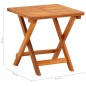 vidaXL Tumbona de jardín con mesa y cojín madera maciza de acacia vidaXL Tumbona de jardín con mesa y cojín madera maciza de acacia