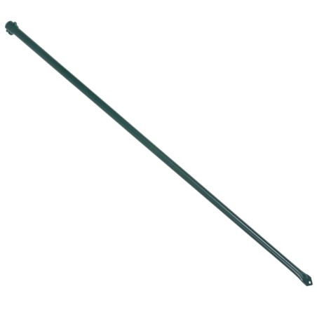 vidaXL Postes de jardín 10 unidades 1 m metal verde