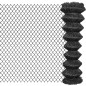 vidaXL Valla de tela metálica acero gris 25x1,5 m vidaXL Valla de tela metálica acero gris 25x1,5 m