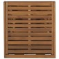 vidaXL Tumbona plegable con cojín madera maciza de acacia vidaXL Tumbona plegable con cojín madera maciza de acacia