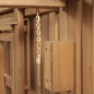 vidaXL Tumbona plegable con cojín madera maciza de acacia vidaXL Tumbona plegable con cojín madera maciza de acacia