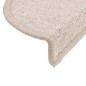 vidaXL Alfombrillas de escalera 15 unidades gris topo 56x17x3 cm vidaXL Alfombrillas de escalera 15 unidades gris topo 56x17x3 cm