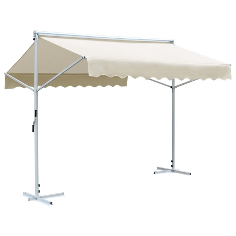 vidaXL Toldo independiente 3x3 m color crema vidaXL Toldo independiente 3x3 m color crema