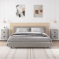vidaXL Mesita de noche de pared 2 uds gris hormigón 41,5x36x53 cm vidaXL Mesita de noche de pared 2 uds gris hormigón 41,5x36x53 cm