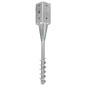 vidaXL Picas de tierra 2 unidades acero galvanizado plateado 7x7x56 cm vidaXL Picas de tierra 2 unidades acero galvanizado plateado 7x7x56 cm