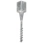 vidaXL Picas de tierra 6 unidades acero galvanizado plateado 9x9x56 cm vidaXL Picas de tierra 6 unidades acero galvanizado plateado 9x9x56 cm