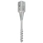 vidaXL Picas de tierra 6 uds acero galvanizado plateado 10x10x57 cm vidaXL Picas de tierra 6 uds acero galvanizado plateado 10x10x57 cm