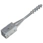 vidaXL Picas de tierra 6 uds acero galvanizado plateado 10x10x57 cm vidaXL Picas de tierra 6 uds acero galvanizado plateado 10x10x57 cm