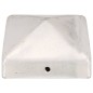 vidaXL Tapas para postes de valla 6 uds metal galvanizado 71x71mm vidaXL Tapas para postes de valla 6 uds metal galvanizado 71x71mm