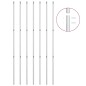 vidaXL Valla tela metálica y postes acero galvanizado plata 15x1,5 m vidaXL Valla tela metálica y postes acero galvanizado plata 15x1,5 m