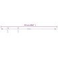 vidaXL Kit mini puerta corredera armario acero carbono blanco 122 cm vidaXL Kit mini puerta corredera armario acero carbono blanco 122 cm
