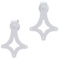 vidaXL Kit herrajes para puertas correderas de acero blanco 183 cm vidaXL Kit herrajes para puertas correderas de acero blanco 183 cm