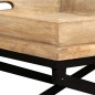 vidaXL Mesa de centro de madera de mango maciza 110x55x42 cm vidaXL Mesa de centro de madera de mango maciza 110x55x42 cm