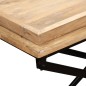 vidaXL Mesa de centro de madera de mango maciza 110x55x42 cm vidaXL Mesa de centro de madera de mango maciza 110x55x42 cm