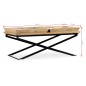vidaXL Mesa de centro de madera de mango maciza 110x55x42 cm vidaXL Mesa de centro de madera de mango maciza 110x55x42 cm