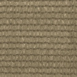 vidaXL Alfombra para tienda de campaña HDPE gris taupe 400x700 cm