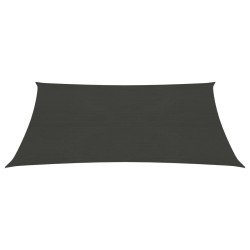 vidaXL Toldo de vela gris antracita HDPE 160 g/m² 2x2,5 m 