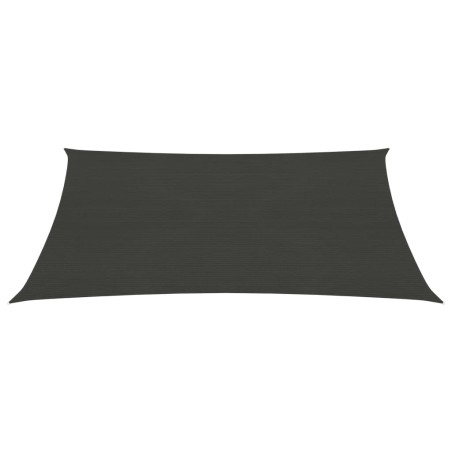 vidaXL Toldo de vela gris antracita HDPE 160 g/m² 2x2,5 m 
