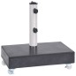 vidaXL Base de sombrilla granito negra 45x25x8 cm vidaXL Base de sombrilla granito negra 45x25x8 cm