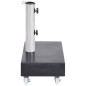 vidaXL Base de sombrilla granito negra 45x25x8 cm vidaXL Base de sombrilla granito negra 45x25x8 cm