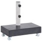 vidaXL Base de sombrilla granito negra 45x25x8 cm vidaXL Base de sombrilla granito negra 45x25x8 cm