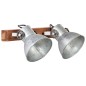 vidaXL Lámpara de pared industrial plateado 45x25 cm E27 vidaXL Lámpara de pared industrial plateado 45x25 cm E27